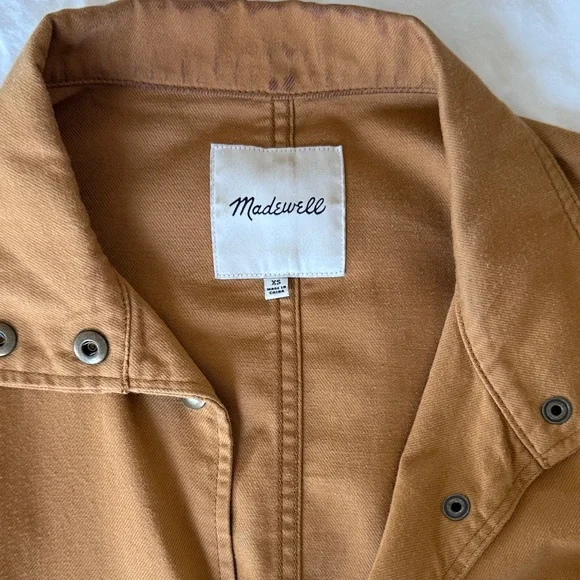 Madewell Utility Jacket in Warm Tan - Picture 2 of 2